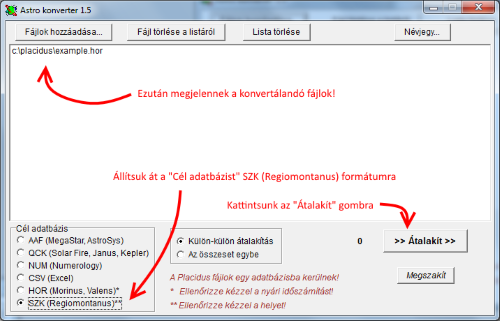 Regiomontanus kimenet beállítása és indítás