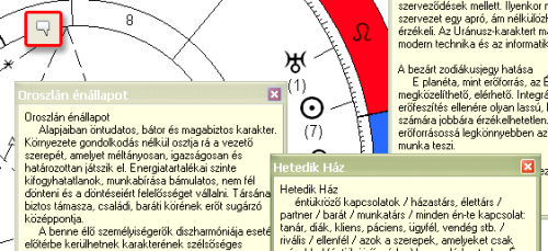 Horoszkópolvasó. Kattintás a nagyobb mérethez!